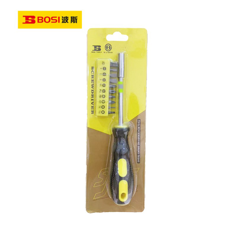 波斯(BOSI) 荧光系列多用螺丝批 6寸 支高清大图