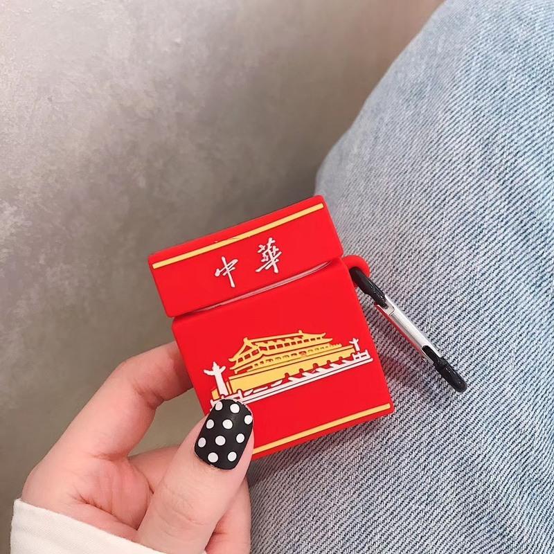 中华耳机套(赠防丢挂钩) 苹果AirPods1/2代 国产中华Airpods耳机套国产i11无线蓝牙保护套i9s耳机i1