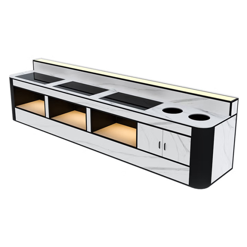合祥源 订制取餐台 4025x600x760mm 单位:套高清大图