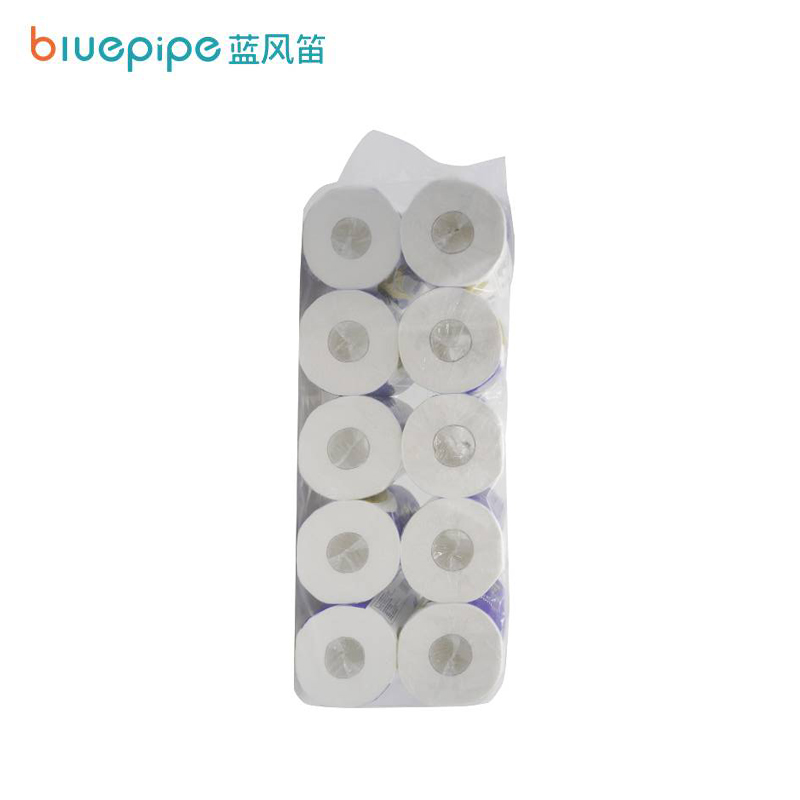 蓝风笛 纸巾 组合套装(抽纸*1提+卷纸*1提)/套高清大图