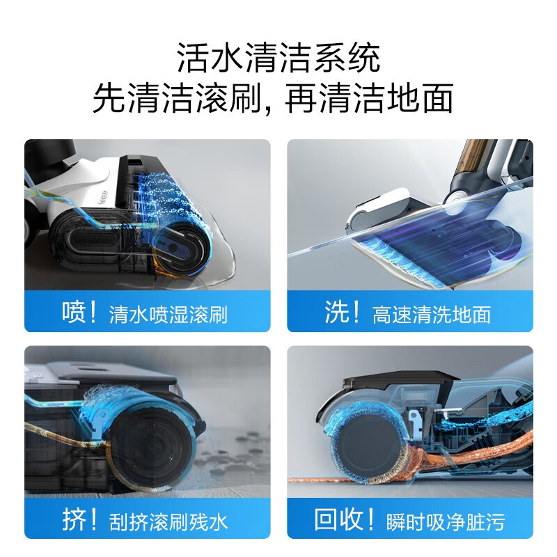 添可 (TINECO)无线智能洗地机芙万2.0slim增配版家用除菌吸尘拖地一体清洁机车载吸尘器高清大图