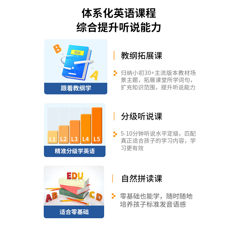 阿尔法蛋听说宝 英语学习机双语复读机听力宝学习神器随身听高清大图