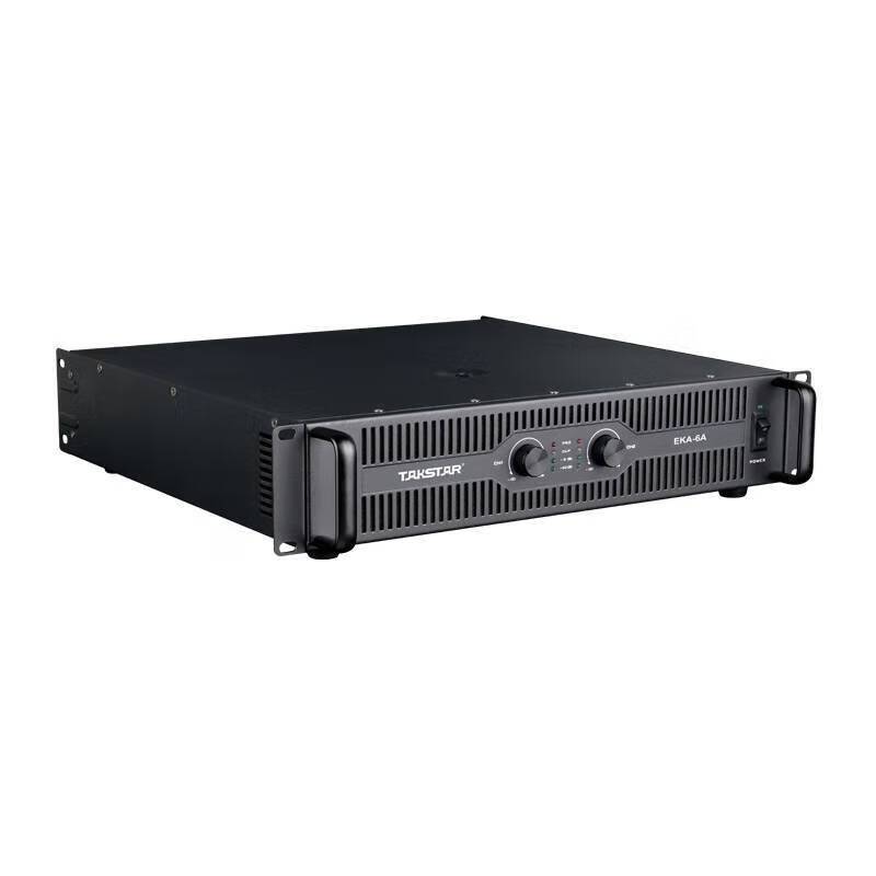 得胜 (TAKSTAR)EKA-6A 600W功率2U功放 专业纯后级功放 舞台演出会议室及餐厅KTV工程安装与户外演出