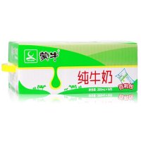 蒙牛百利包纯牛奶16袋装 一袋200ml 牛奶乳品 产发MK