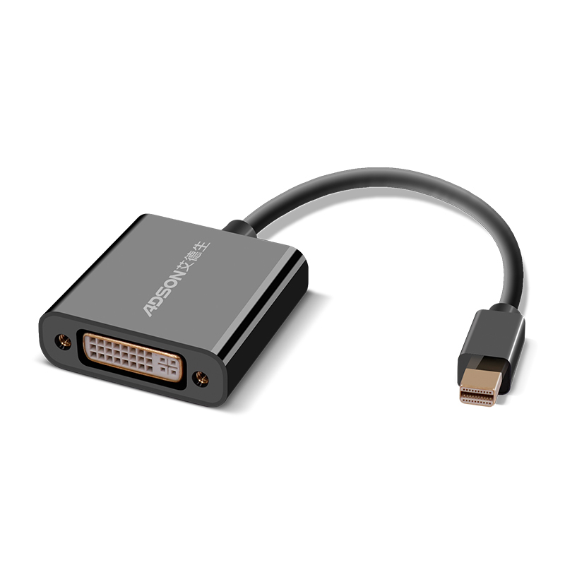 ADSON艾德生主动式MINIDP转DVI24+5转换器迷你Displayport转接线电脑电视转换高清支持6屏