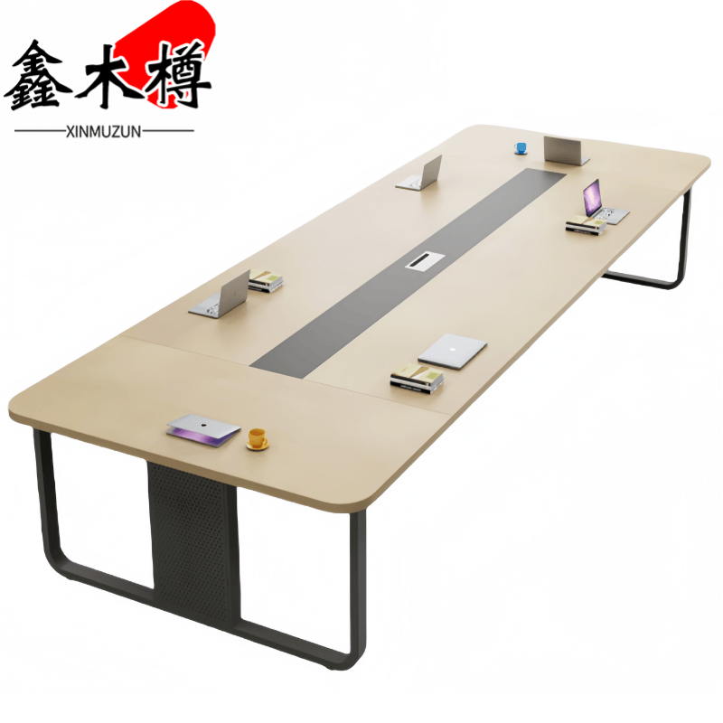 鑫木樽会议桌2.8*1.3*0.75m张高清大图