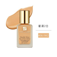 雅诗兰黛DW持妆粉底液30ml 36#1W2暖调自然肤色遮瑕服帖清爽控油自然裸妆 送女友礼物