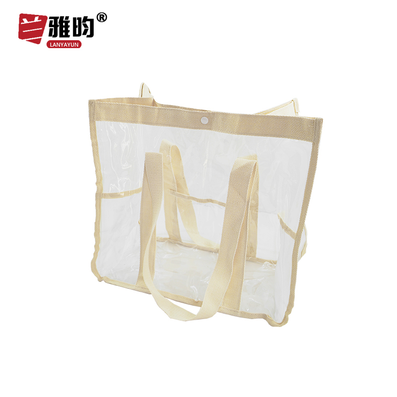 兰雅昀 纽扣透明防水洗漱包 45x22x29cm 个高清大图