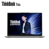 联想ThinkBook 锐龙版 2021款 14s 01CD 八核锐龙R7-4800U 16GB内存512GB固态硬盘FHD高色域屏14英寸时尚商务办公轻薄便携商务笔记本电脑