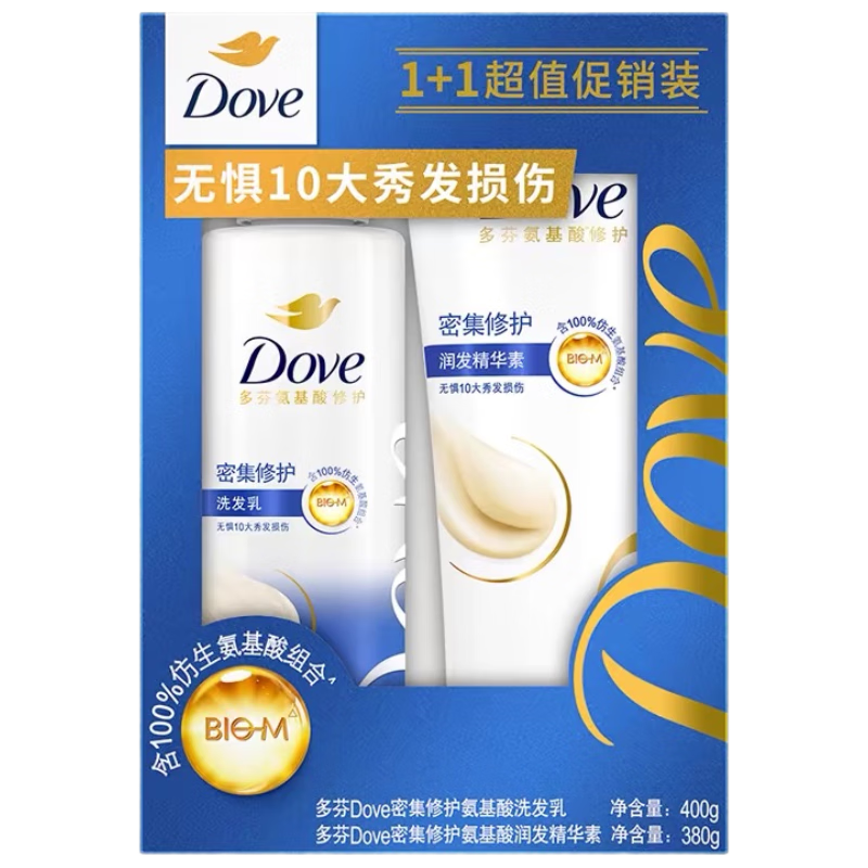 多芬密集滋养洗护套装400+380G高清大图