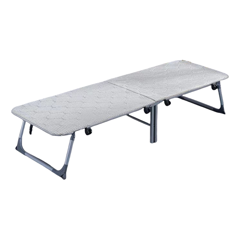 围达 板式折叠床 70宽白色条纹款 张高清大图