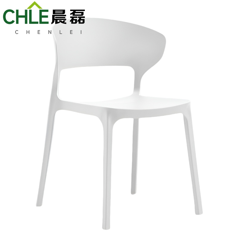晨磊 塑料椅 白色(52cm) 把高清大图