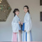 绚妃汉服寻陌莫辞晋制交领三件套齐腰一片式闺蜜女情侣款男正