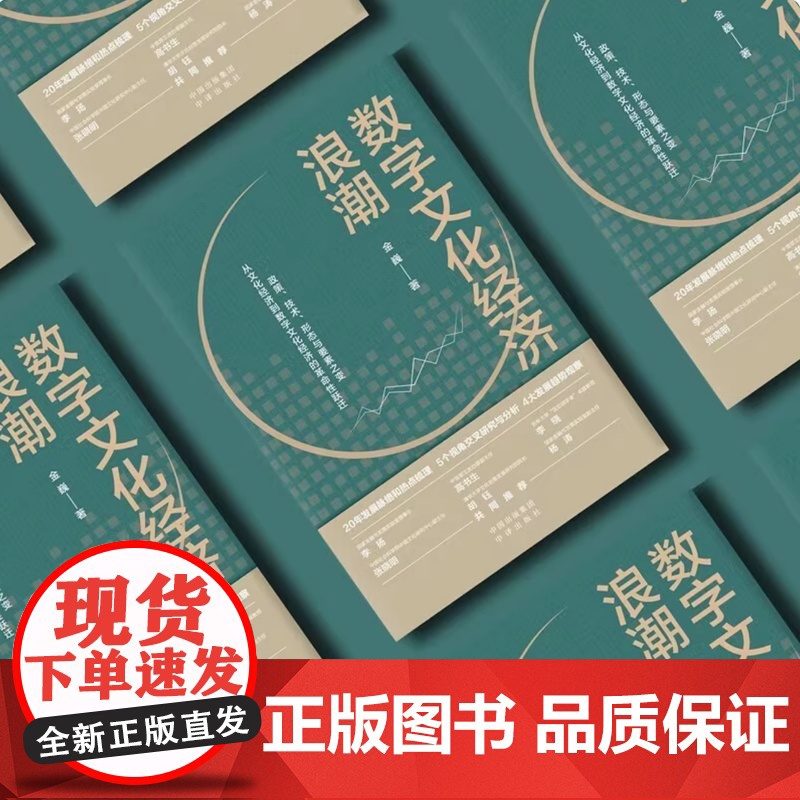 正版 数字文化经济浪潮 金巍著 文化经济到数字文化经济的革命性跃迁 20年发展脉络和热点梳理 5个视角交叉研究与分析 中高清大图