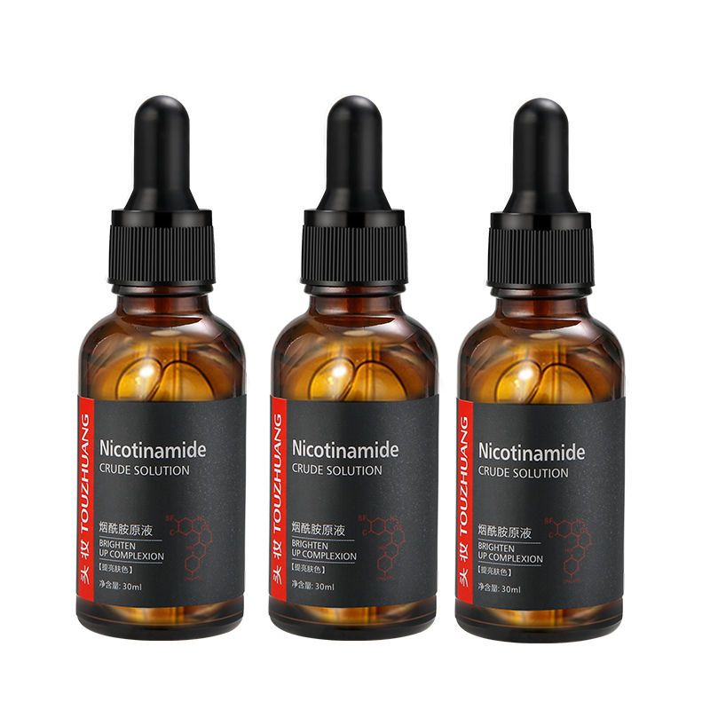烟酰胺原液精华补水亮肤去黄祛痘印斑点收缩毛孔六胜肽抗皱护肤品烟
