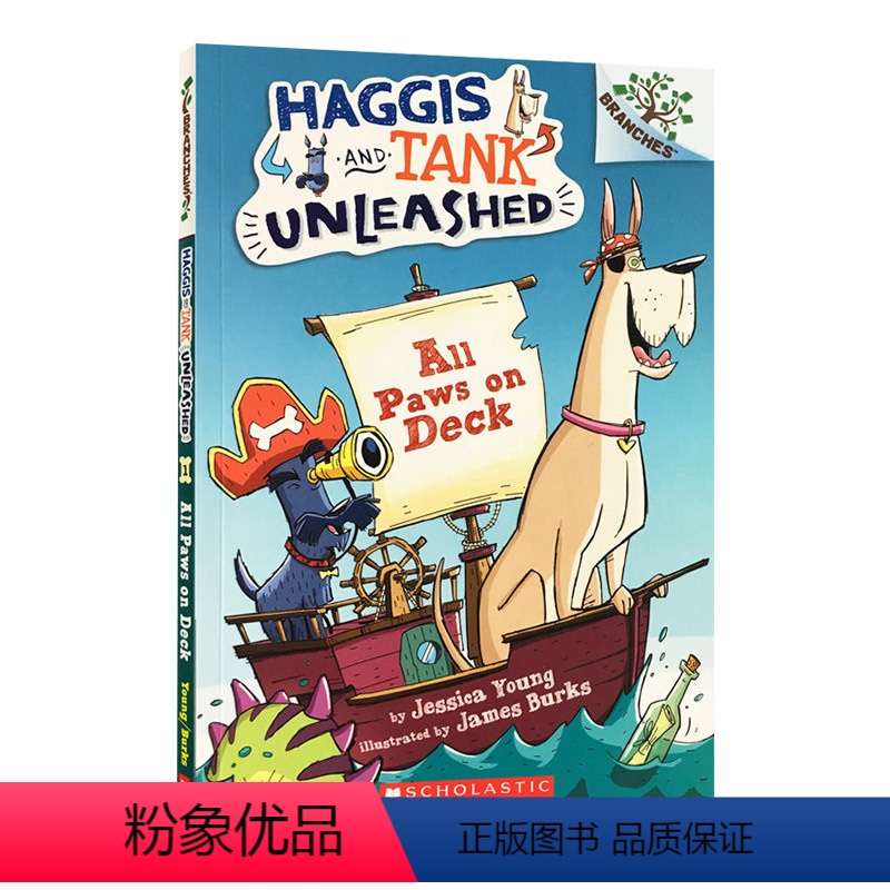 #1 : All Paws On Deck [正版]狗狗坦克和哈吉斯英文原版进口绘本Haggis And Tank Un
