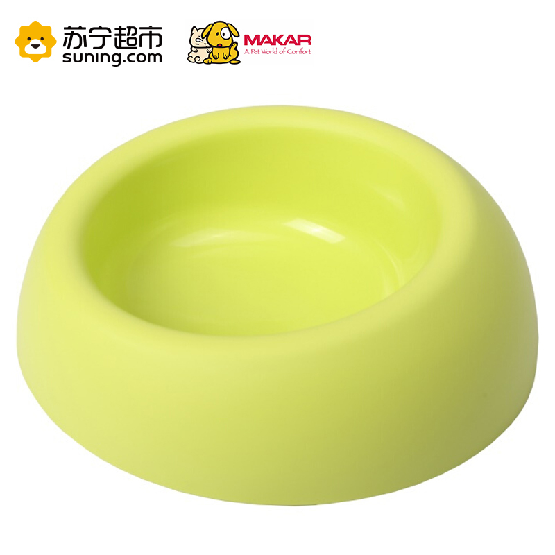 美卡(makar)宠物碗花卷碗加厚可爱狗碗猫碗泰迪贵宾比熊博碗防滑狗盆