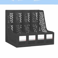 拓栢四联塑料文件架TBB10/个