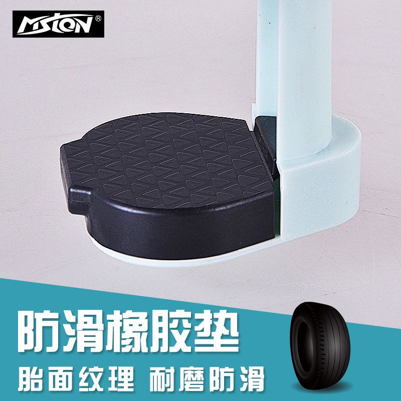 美狮龙二代便携式乒乓球网架自由伸缩含网乒乓球桌通用兵乓台架子 新品(蓝白)第三代送3星球6个