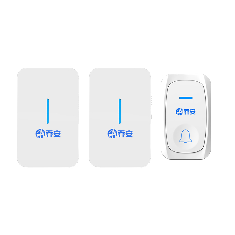 乔安智能无线电门铃家用门铃一拖二远距离电子遥控门铃呼叫器