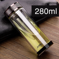 富光X006-280双层水晶玻璃杯 直杯