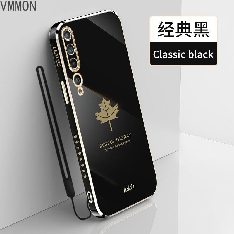 VMONN小米10手机壳网红女款枫叶小米10s直边电镀硅胶软壳10pro手机套潮牌男10青春个性情侣镜头全包防摔保护