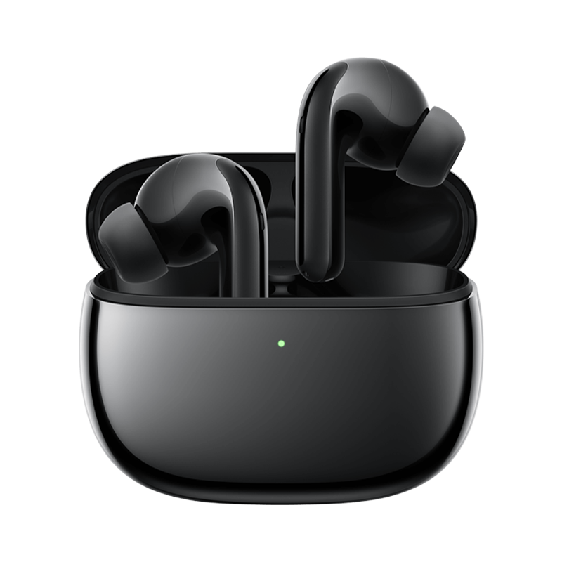 小米mi小米真无线蓝牙耳机主动降噪无线充flipbudspro黑色双设备连接