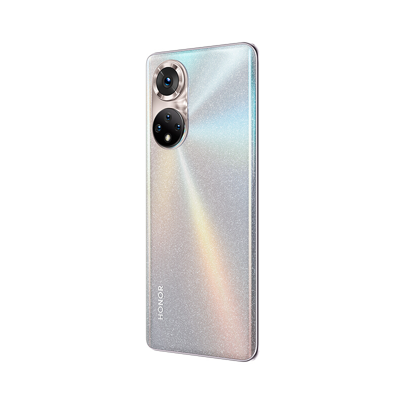 荣耀50 8GB+128GB 初雪水晶 1亿像素超清影像 5G 6.57英寸超曲屏 66W超级快充 3200万像素高清自拍 全网通版