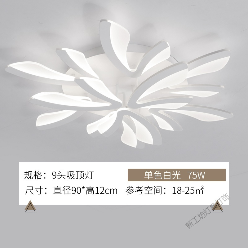 苏宁放心购 客厅灯2020年新款简约大气家用led创意北欧后现代卧室吸顶灯灯具