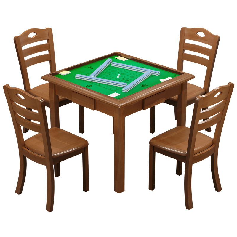 鑫兆昇 zs-q496实木棋牌桌 老年活动棋牌室多功能棋牌桌