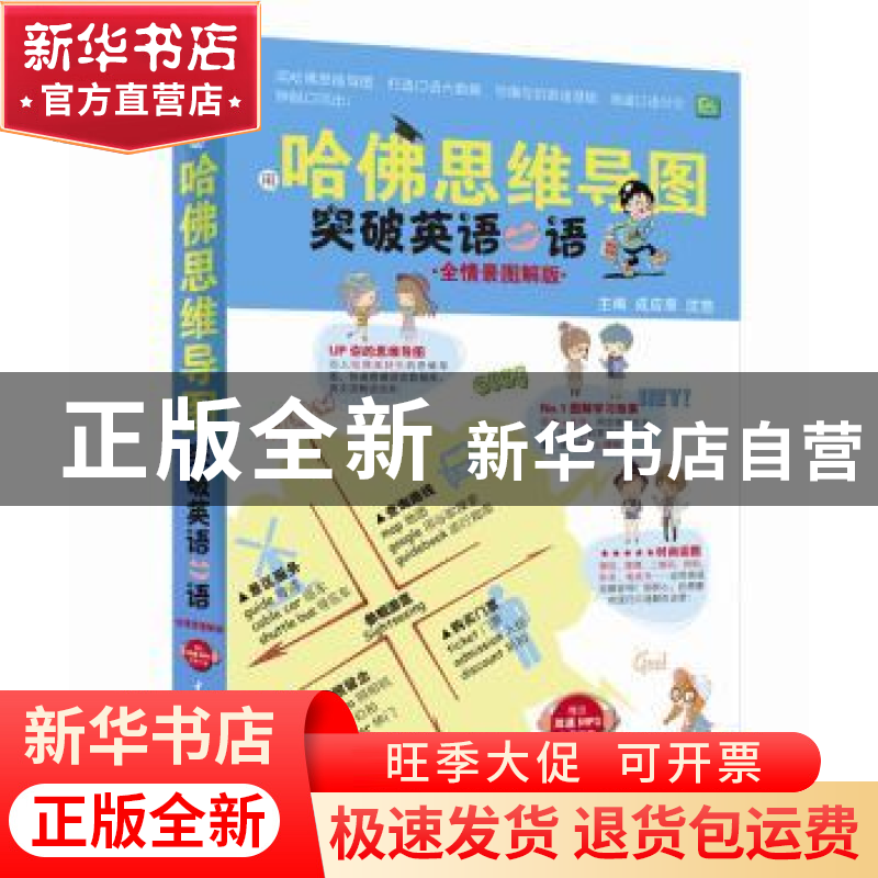 正版 用哈佛思维导图突破英语口语:全情景图解版 成应翠,沈悠主