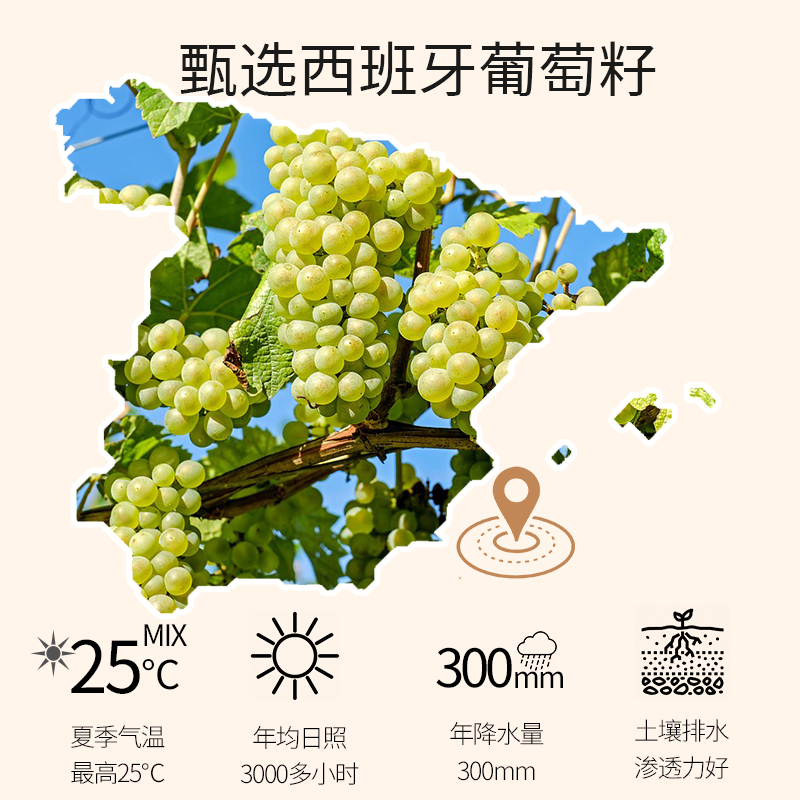 花叶果 [基础油系列]葡萄籽油100ml 清爽保湿抗氧化柔肤嫩肤 逆龄修护高清大图