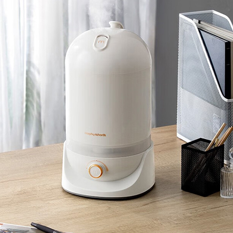 摩飞加湿器洁净水务长效加湿小巧精致降噪低音白色MR2803高清大图