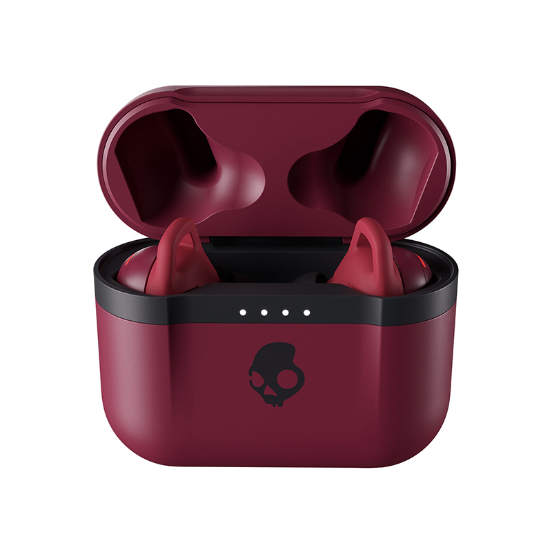 Skullcandy 骷髅头INDY EVO真无线蓝牙入耳式耳机运动跑步健身耳机 IPX55防水防汗 深红