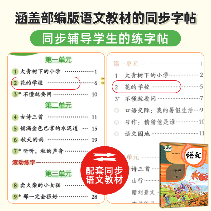 [ 语文]练字帖1本 三年级上 [正版]衡水体英语字帖练字一年级二年级三四五六上册下册小学生笔画笔顺练字帖每日一练临摹同高清大图