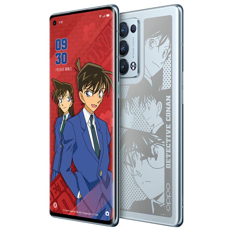 [购机享多重福利]OPPO Reno6 Pro+ 5G手机 12GB+256GB 名侦探柯南限定款 全网通 5000万全焦段影像系统 65W超级闪充 高感曲面屏 拍照美颜手机图片