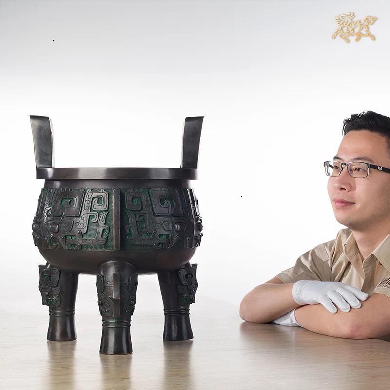 美帮汇全铜摆件《世纪宝鼎》家居饰品 铜工艺品高清大图