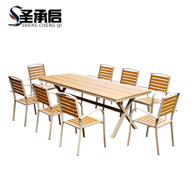 圣承启 桌椅 2.2m+八椅 套