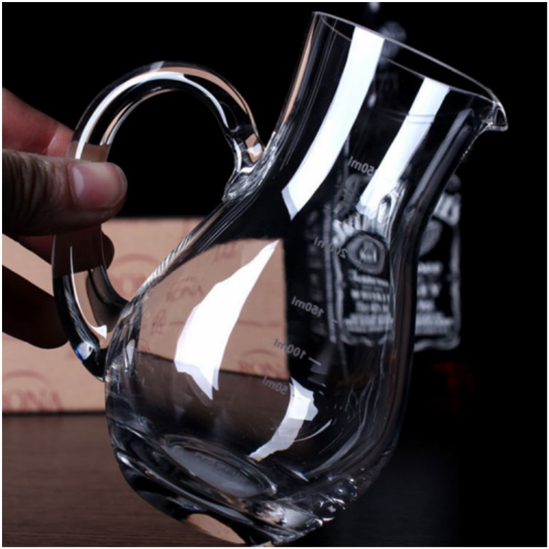分酒器 带刻度玻璃公杯 小号分酒杯 倒酒壶 量酒器 醒酒器 100ml/ 300ml/ 500ml