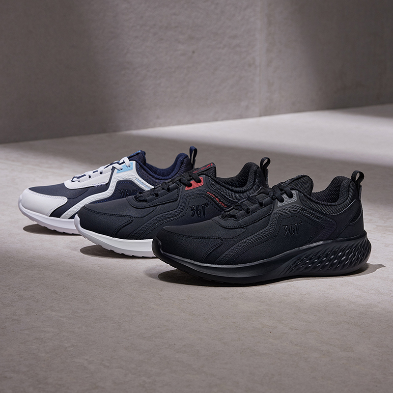 361男鞋运动鞋新款网面轻便跑鞋舒适缓震跑步鞋鞋子男
