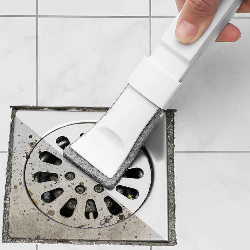 梵特 百洁布清洁铲缝隙边角清洁刷铲一体卫生间地漏清洁工具高清大图