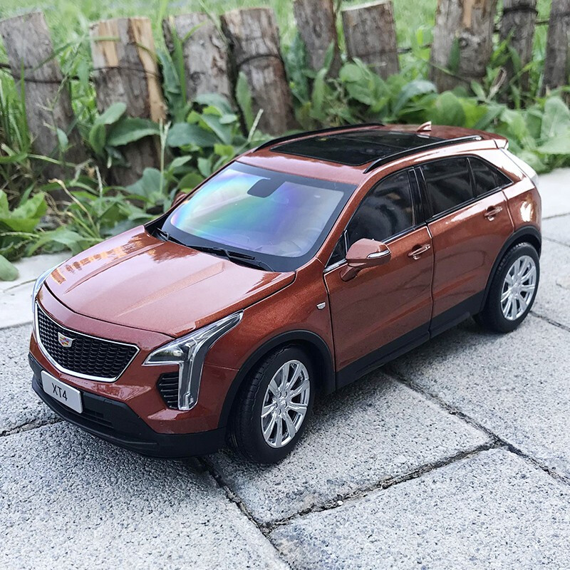 原厂 1:18 上汽通用 凯迪拉克 XT4 新款 2019 XT5 越野车SUV 汽车模型车模收藏 XT4栗彤色