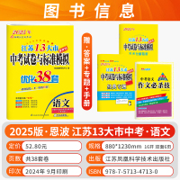 [2025]语文 (好卷速递-江苏模拟24套) 初中通用 [正版]2025新版恩波38套江苏省中考13十三大市中考试卷与