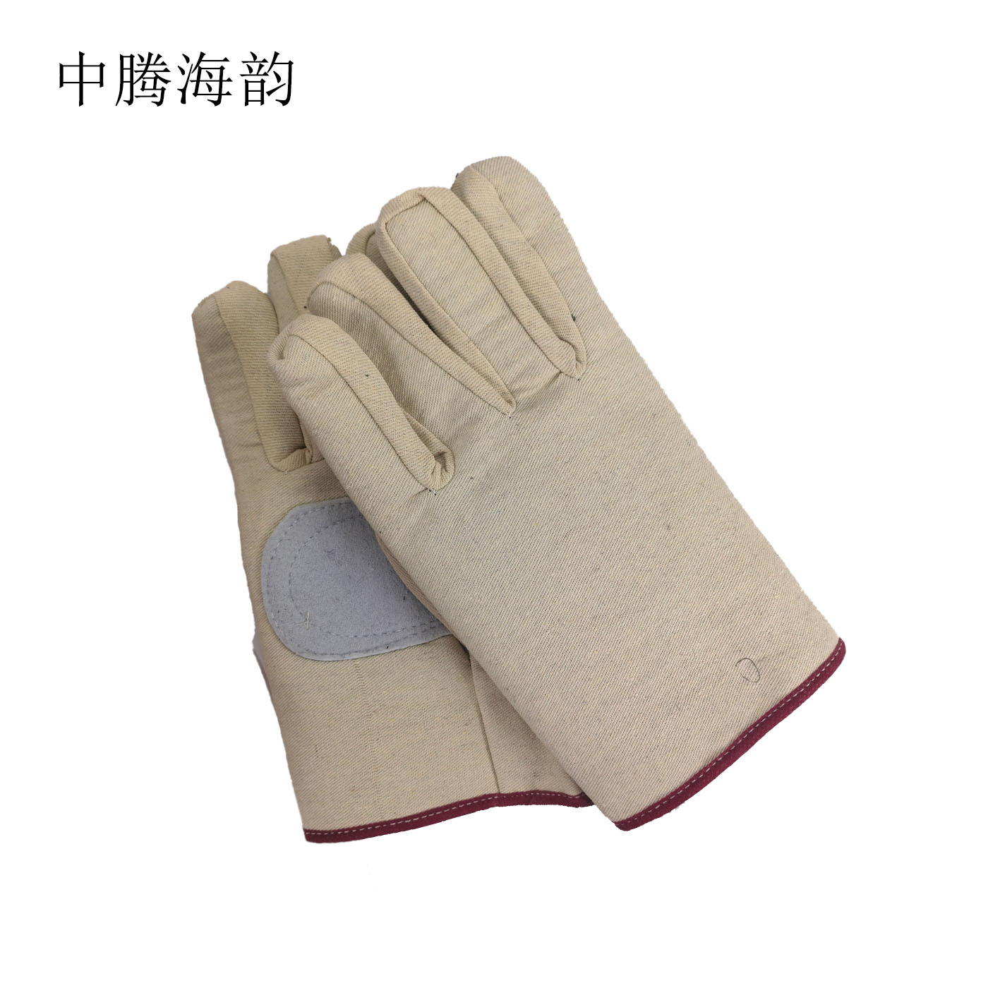 中腾海韵 帆布皮掌手套 皮掌 双高清大图