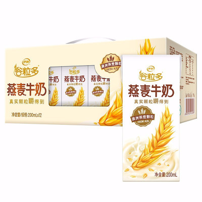 伊利 谷粒多 燕麦牛奶200ml*12盒