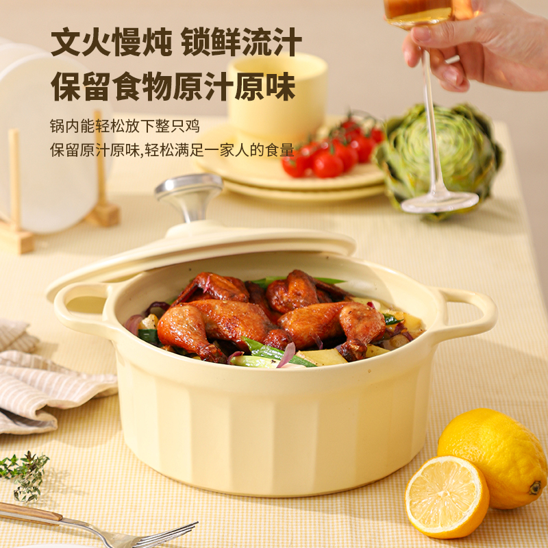 栢士德BYSTON丽达斯陶瓷砂锅BST-1025高清大图