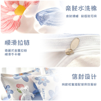 加厚磨毛水洗棉四件套床单被套单人学生宿舍非全棉纯棉床上用品