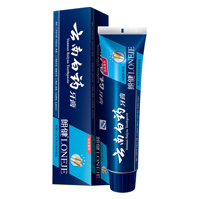 云南白药 朗健牙膏 清爽薄荷型180克 单支装