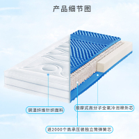 福莱哥勒(breckle) 床垫 钢琴师MK 7区袋装独立袋 全氧冷泡绵 床垫 200*180