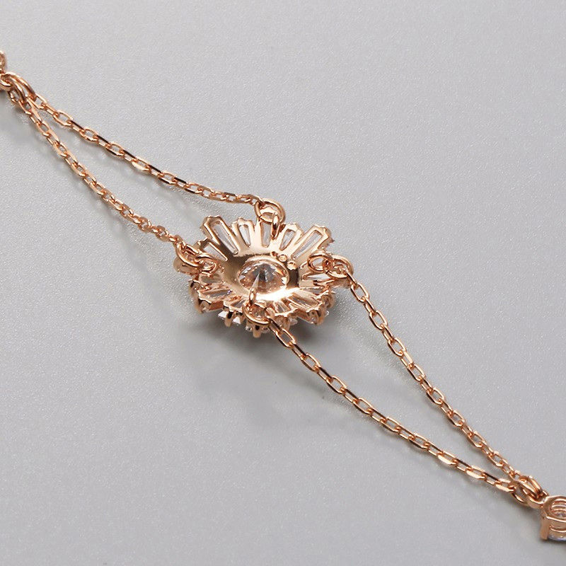 Swarovski 施华洛世奇 女士玫瑰金色镶太阳图案手链5451357